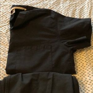 Black Medline scrub set